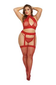 Bralette, Garterhose, and G String