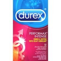 Durex Latex Condoms Performax Intense 3 pack (size: 12 Pack)